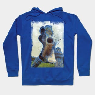 cricket blue Hoodie